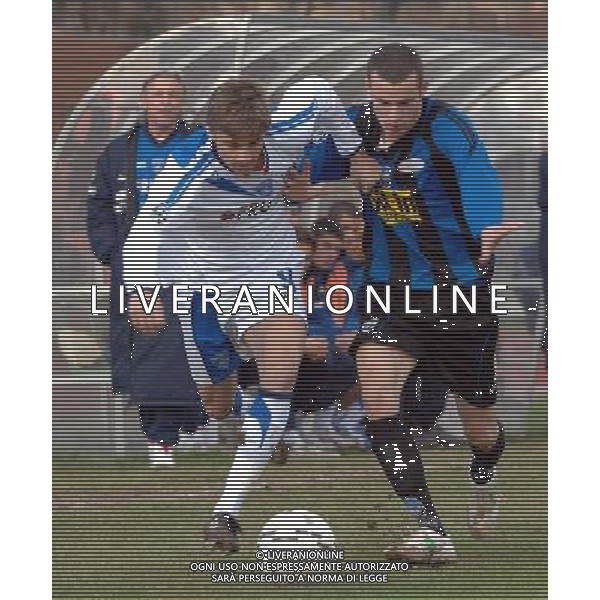 59¡Torneo Mondiale di Calcio Giovanile \'Coppa Carnevale\' di Viareggio - San Giuliano Terme(PI) - 15.02.2007 Atalanta - Empoli Nella Foto: Cesaretti Cristian(Empoli)-Mauri Stefano(Atalanta) Ph.Vitez/aldo liverani s.a.s.