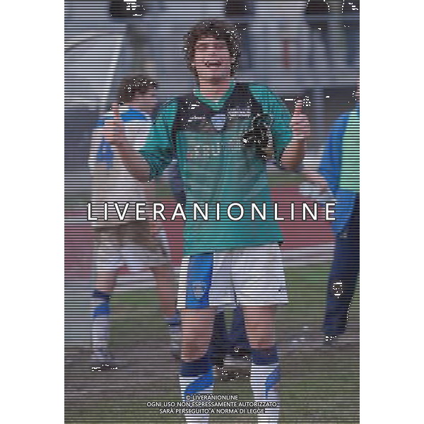 59¡Torneo Mondiale di Calcio Giovanile \'Coppa Carnevale\' di Viareggio - San Giuliano Terme(PI) - 15.02.2007 Atalanta - Empoli Nella Foto:Ph.Vitez/Pelagotti Alberto(Empoli)festeggia dopo il rigore parato agenzia aldo liverani