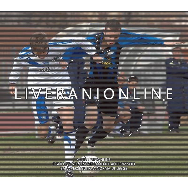 59¡Torneo Mondiale di Calcio Giovanile \'Coppa Carnevale\' di Viareggio - San Giuliano Terme(PI) - 15.02.2007 Atalanta - Empoli Nella Foto: Cesaretti Cristian(Empoli)-Mauri Stefano(Atalanta) Ph.Vitez/aldo liverani s.a.s.