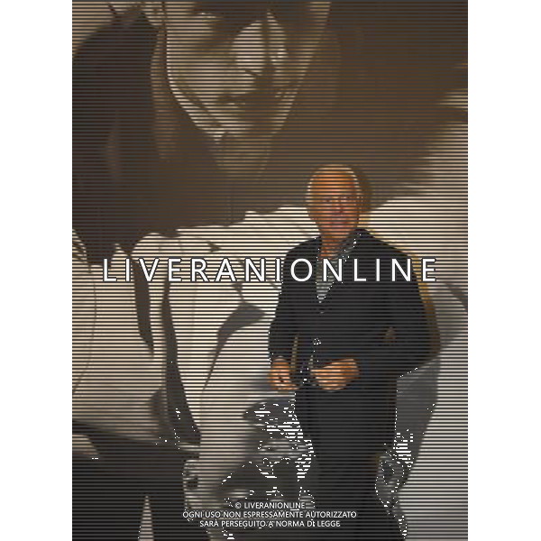 MILANO 19/2/2007 TRIENNALE MOSTRA DEI TRENTA ANNI DI ATTIVITA\' DI GIORGIO ARMANI NELLA FOTO GIORGIO ARMANI FOTO ROMANO/AG ALDO LIVERANI