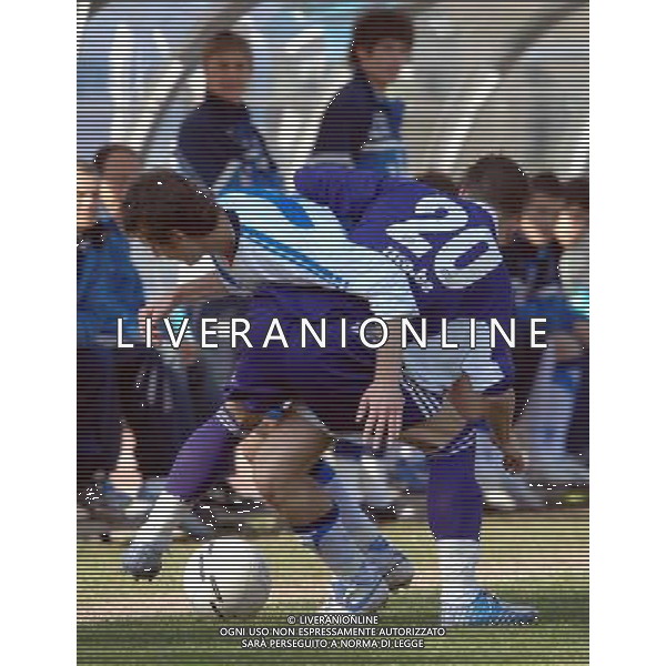 Anderlecht - Empoli finale 3¡-4¡ Posto 59¡ Torneo \'Coppa Carnevale\' di Viareggio 19.02.2007 - Viareggio Nella Foto: Menciassi Francesco(Empoli)-Wedysch Thomas(Anderlecht) Ph.Vitez/Ag. Aldo Liverani