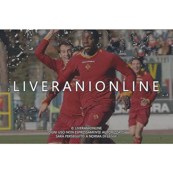 Roma - Genoa finale 59¡ Torneo \'Coppa Carnevale\' di Viareggio 19.02.2007 - Viareggio Nella Foto: OkaKa Stefano(Roma)esultanza dopo gol Ph.Vitez/Ag. Aldo Liverani