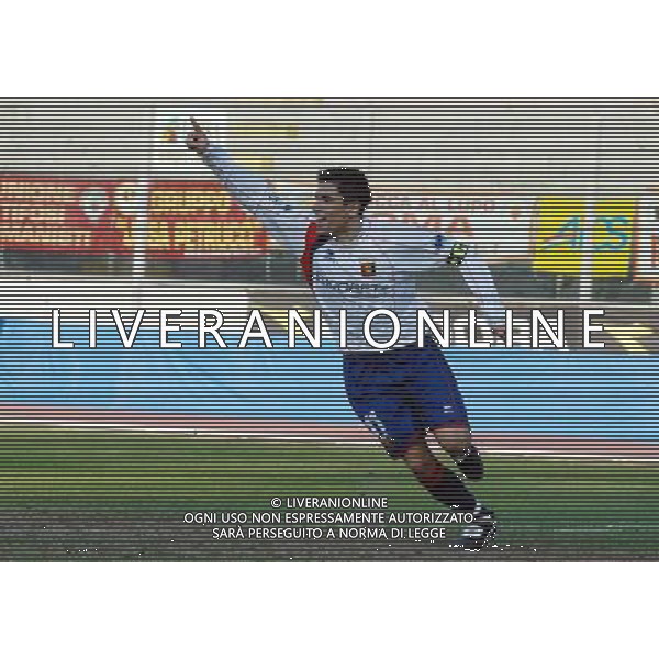 Roma - Genoa finale 59¡ Torneo \'Coppa Carnevale\' di Viareggio 19.02.2007 - Viareggio Nella Foto: Siligato Matteo(Genoa)esultanza dopo gol Ph.Vitez/Ag. Aldo Liverani