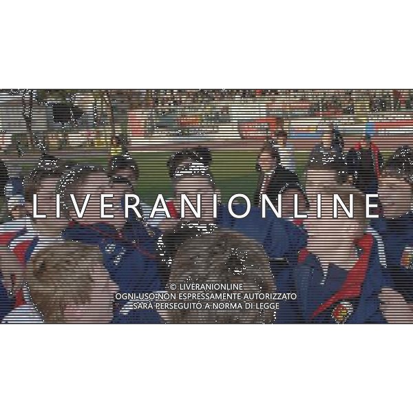 Roma - Genoa finale 59¡ Torneo \'Coppa Carnevale\' di Viareggio 19.02.2007 - Viareggio Nella Foto: Torrente Vincenzo(Genoa)festeggiato dai giocatori Ph.Vitez/Ag. Aldo Liverani