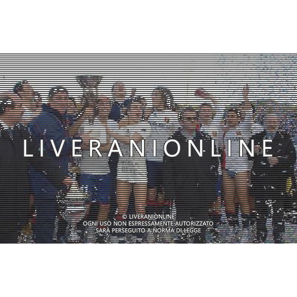 Roma - Genoa finale 59¡ Torneo \'Coppa Carnevale\' di Viareggio 19.02.2007 - Viareggio Nella Foto: esultanza Festeggiamenti Genoa Ph.Vitez/Ag. Aldo Liverani