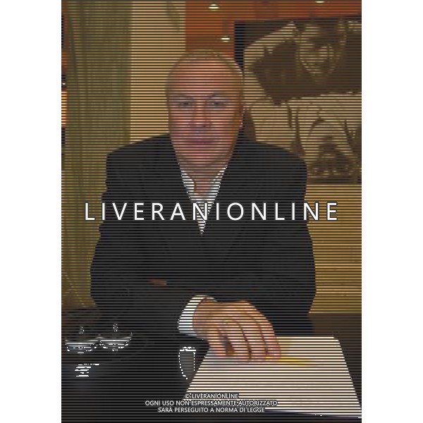 MILANO 19/2/2007 TRIENNALE MOSTRA DEI TRENTA ANNI DI ATTIVITA\' DI GIORGIO ARMANI NELLA FOTO ROBERT WILSON CURATORE DELL\' ALLESTIMENTO DELLA MOSTRA FOTO ROMANO/AG ALDO LIVERANI