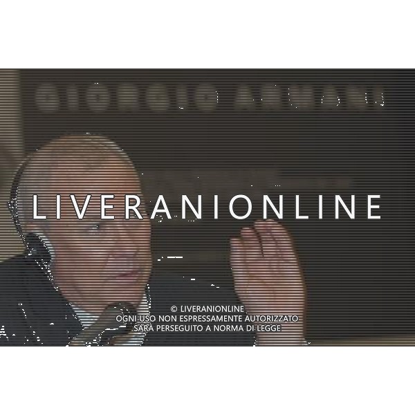 MILANO 19/2/2007 TRIENNALE MOSTRA DEI TRENTA ANNI DI ATTIVITA\' DI GIORGIO ARMANI NELLA FOTO ROBERT WILSON CURATORE DELL\' ALLESTIMENTO DELLA MOSTRA FOTO ROMANO/AG ALDO LIVERANI