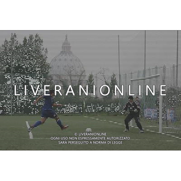 Roma, Oratorio S.Pietro 24 02 2007 Clericus Cup primo campionato di calcio per preti e seminaristi provenienti da tutto il mondo. Partita di inizio torneo il collegio \'Mater Ecclesiae\' (in maglia blu) e \'Gregoriana\' (in maglia bianca) Ph Flavio Ianniello