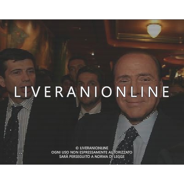 MILANO 26 FEBBRAIO 2007 HOTEL MARRIOTT CENA DI RACCOLTA FONDI ORGANIZZATA DAL COORDINAMENTO REGIONALE DI FORZA ITALIA NELLA FOTO: SILVIO BERLUSCONI PH FRANCESCO-AG ALDO LIVERANI