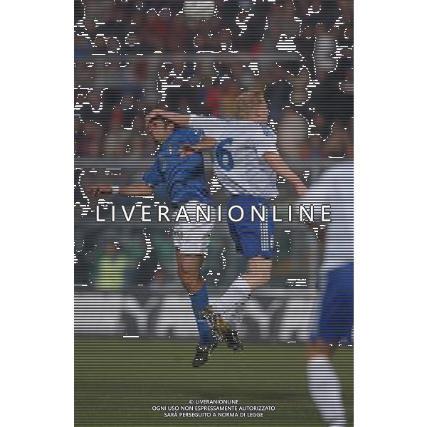ITALIA-FINLANDIA 29-03-2003 NELLA FOTO PERROTTA SIMONE-RIIHILATHI AKI FOTO MARCO LUZZANI-AGENZIA ALDO LIVERANI