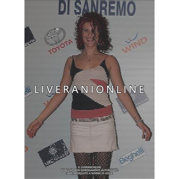 SANREMO 3/3/2007 57° FESTIVAL DELLA CANZONE ITALIANA NELLA FOTO JOSS STONE FOTO ROMANO/AG ALDO LIVERANI