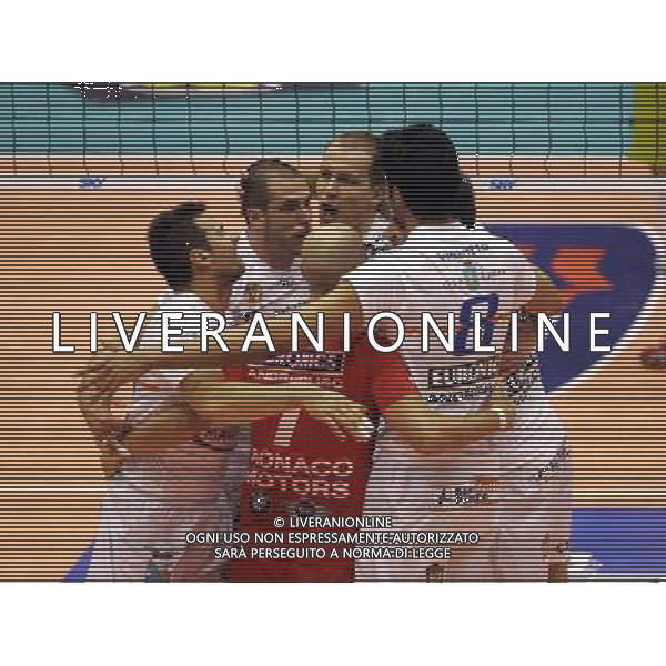 milano 03-03-2007 ergo volley land 2007 tim cup A1 final four m. roma volley - maggiora latina nella foto esultanza maggiora latina ph marco luzzani/ag. aldo liverani s.a.s.