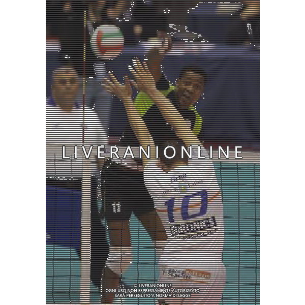 milano 03-03-2007 ergo volley land 2007 tim cup A1 final four m. roma volley - maggiora latina nella foto hernandez e grbic ph marco luzzani/ag. aldo liverani s.a.s.