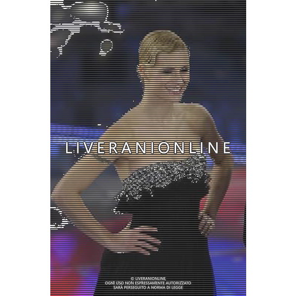 SANREMO 3/3/2007 SERATA FINALE DEL 57° FESTIVAL DELLA CANZONE ITALIANA NELLA FOTO MICHELLE HUNZIKER FOTO AG ALDO LIVERANI