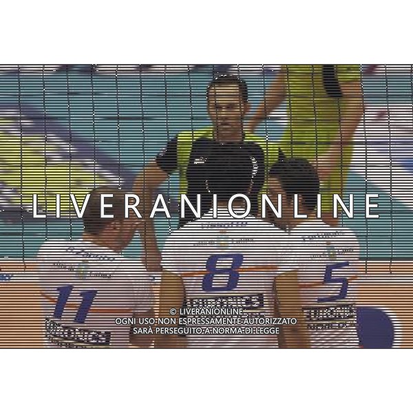 milano 03-03-2007 ergo volley land 2007 tim cup A1 final four m. roma volley - maggiora latina nella foto zanuto, vissotto, fortunato e tofoli ph marco luzzani/ag. aldo liverani s.a.s.