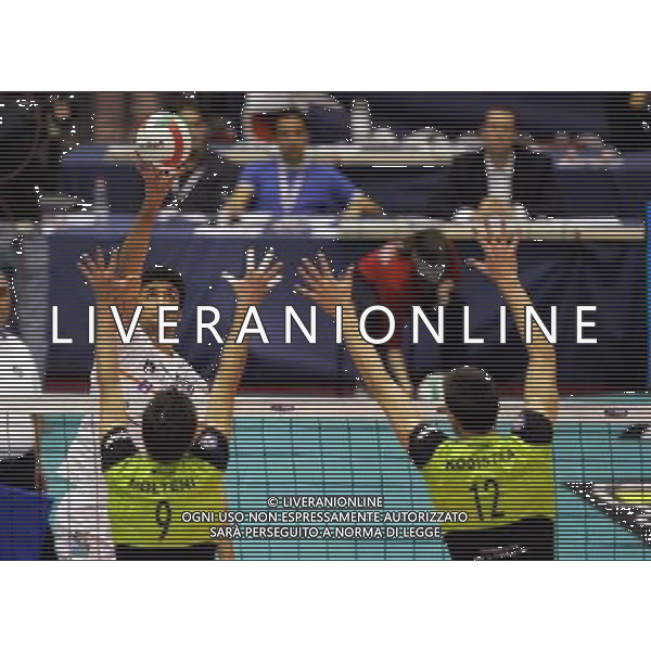 milano 03-03-2007 ergo volley land 2007 tim cup A1 final four m. roma volley - maggiora latina nella foto vissotto, molteni e kooistra ph marco luzzani/ag. aldo liverani s.a.s.