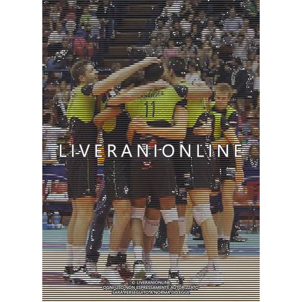 milano 03-03-2007 ergo volley land 2007 tim cup A1 final four m. roma volley - maggiora latina nella foto esultanza m. roma volley ph marco luzzani/ag. aldo liverani s.a.s.