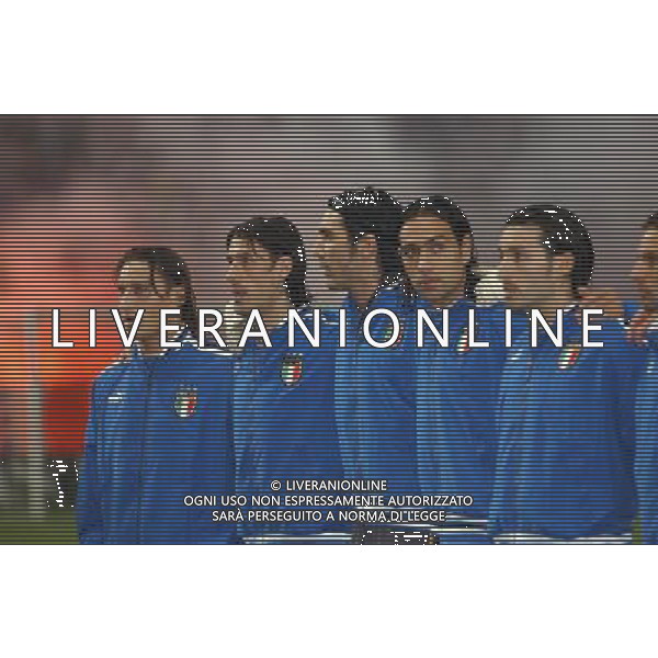 ITALIA-FINLANDIA 29-03-2003 NELLA FOTO TOTTI-DELVECCHIO-BUFFON-NESTA-ZAMBROTTA FOTO MARCO LUZZANI-AGENZIA ALDO LIVERANI