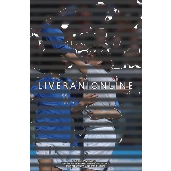 ITALIA-FINLANDIA 29-03-2003 NELLA FOTO VIERI CRISTIAN-DELVECCHIO MARCO FOTO MARCO LUZZANI-AGENZIA ALDO LIVERANI