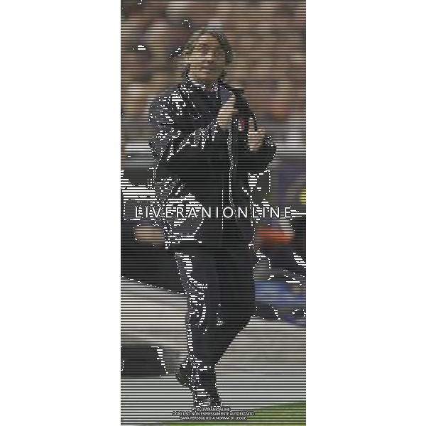 Valencia - Inter Champions League 06/03/2007 nella foto la rabbia di roberto mancini ph andry/ag. aldo liverani