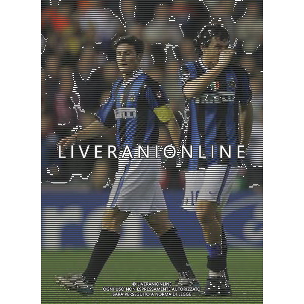 VALENCIA-INTER CHAMPIONS LEAGUE 06/03/2007 NELLA FOTO BURDISSO-ZANETTI FOTO ANDREOLI-ALDO LIVERANI