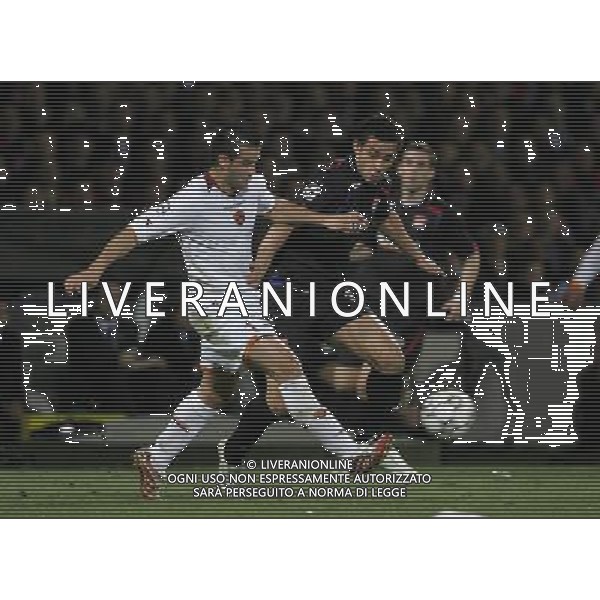 Lione (FRA) 06/03/2007 Champions League 2006/07 Olympique Lyonnaise-Roma 0:2 nella foto cristian chivu e fred ph marco luzzani/ag aldo liverani s.a.s.