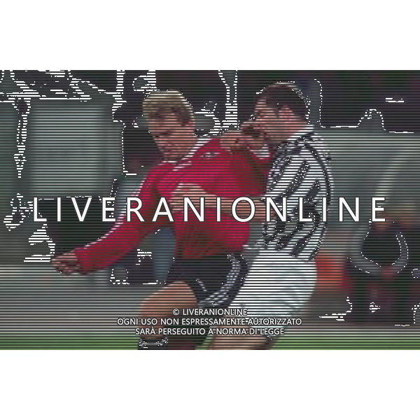 Juventus - Rosenborg Champions League 1998/99 Nella foto : zinedine zidane ph falzone/ag. aldo liverani