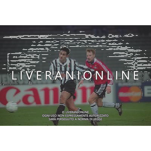Juventus - Rosenborg Champions League 2001 Nella foto : Amoruso Nicola ph falzone/ag. aldo liverani