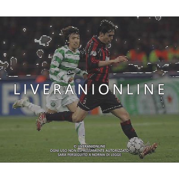 Milano 07/03/2007 Champions League 2006/07 milan-celtic 1:0 nella foto kaka e nakamura ph marco luzzani/ag aldo liverani s.a.s.