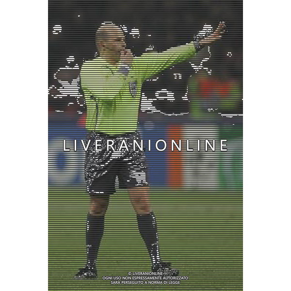 Milano 07/03/2007 Champions League 2006/07 milan-celtic 1:0 nella foto arbitro plautz konrad ph marco luzzani/ag aldo liverani s.a.s.