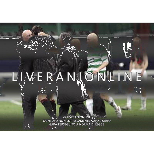 Milano 07/03/2007 Champions League 2006/07 milan-celtic 1:0 nella foto galliani adriano esulta con kaka a fine gara ph marco luzzani/ag aldo liverani s.a.s.