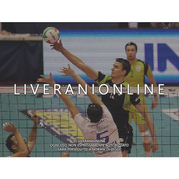 Milano 03/03/2007 TIM CUP A1Final Four 2007 M. Roma Volley - Maggiora Latina nella foto kooistra wytze e fortunato francesco ph marco luzzani/ag aldo liverani s.a.s.