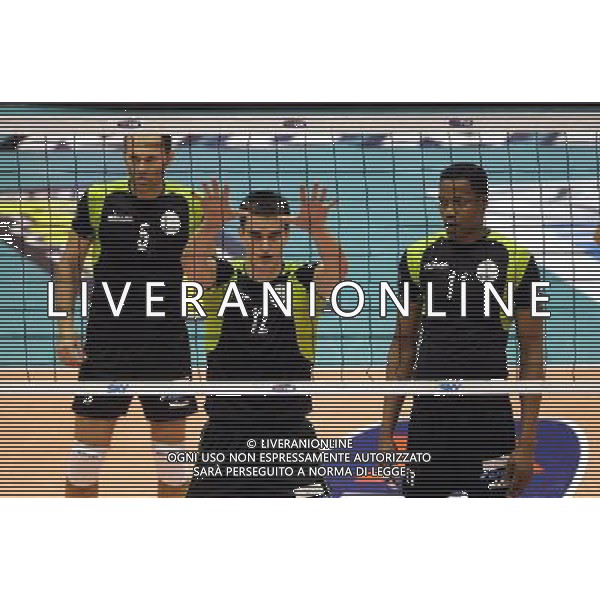 Milano 03/03/2007 TIM CUP A1Final Four 2007 M. Roma Volley - Maggiora Latina nella foto kooistra wytze, hernandez osvaldo e tofoli paolo ph marco luzzani/ag aldo liverani s.a.s.
