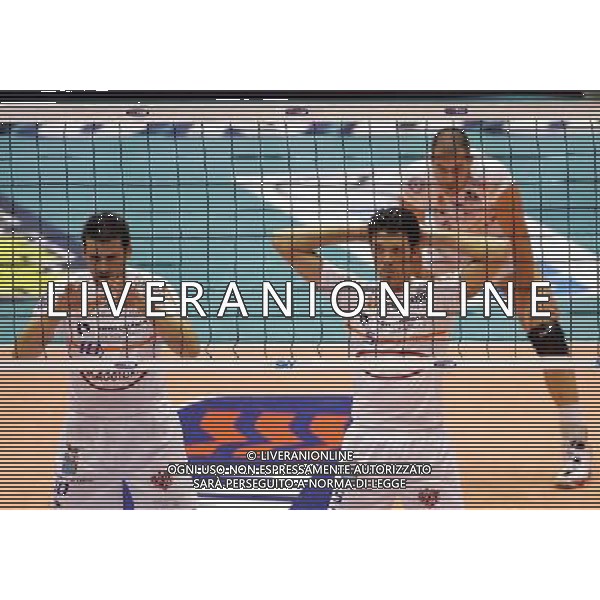 Milano 03/03/2007 TIM CUP A1Final Four 2007 M. Roma Volley - Maggiora Latina nella foto fortunato francesco e grbic vladimir ph marco luzzani/ag aldo liverani s.a.s.