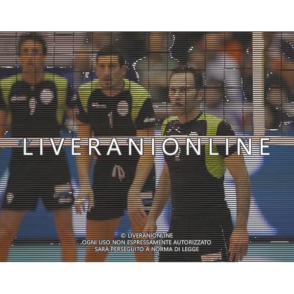 Milano 03/03/2007 TIM CUP A1Final Four 2007 M. Roma Volley - Maggiora Latina nella foto tofoli paolo, mastrangelo luigi e molteni marco ph marco luzzani/ag aldo liverani s.a.s.