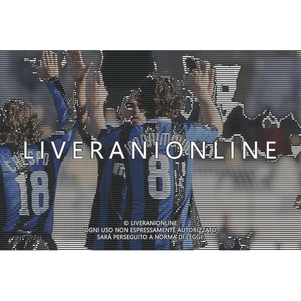 Ascoli-Inter Campionato di calcio serie A 18/03/2007 nella foto: esultanza dopo il secondo gol di zlatan ibrahimovic ph rosa/Ag. Aldo Liverani