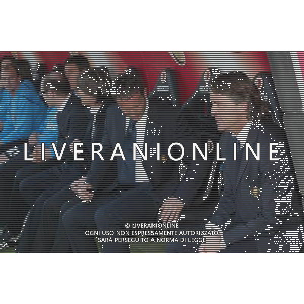 ASCOLI-INTER SERIE A TIM 2007 NELLA FOTO ROBERTO MANCINI AG ALDO LIVERANI