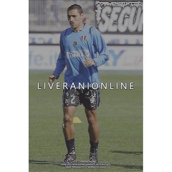 Ascoli-Inter Campionato Calcio serie A 18/03/2007 nella foto: ivan Cordoba in riscaldamento nel prepartita ph Rosa/Ag. Aldo Liverani