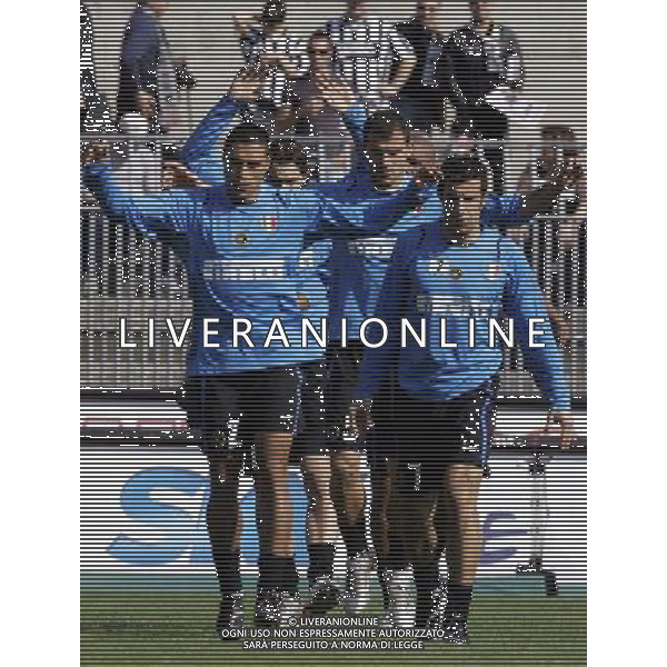 Ascoli-Inter Campionato Calcio serie A 18/03/2007 nella foto: Riscaldamento Inter nel prepartita ph Rosa/Ag. Aldo Liverani