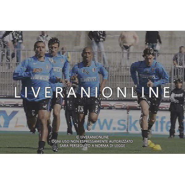 Ascoli-Inter Campionato Calcio serie A 18/03/2007 nella foto: Riscaldamento Inter nel prepartita ph Rosa/Ag. Aldo Liverani