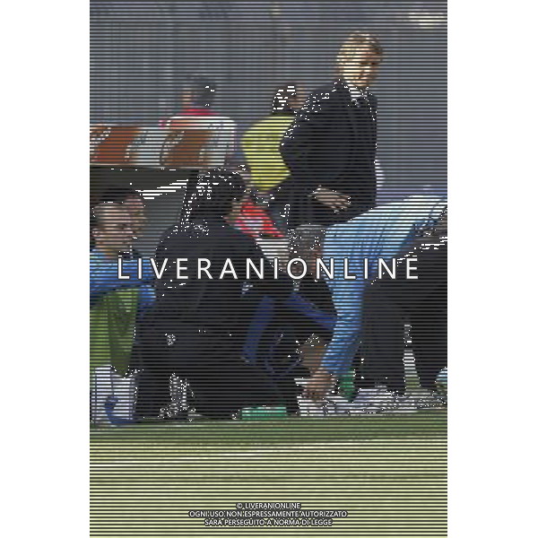Ascoli-Inter Campionato Calcio serie A 18/03/2007 nella foto: luis figo a terra infortunato ph Rosa/Ag. Aldo Liverani
