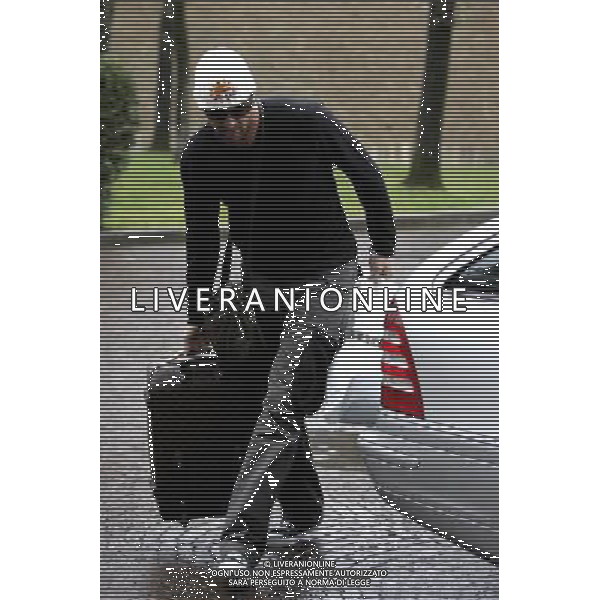 Raduno della Nazionale Italiana a Coverciano (Fi) 20/03/2007 nella foto L\' arrivo del portiere Juventino Gianluigi Buffon ph Bucco/Ag. Aldo Liverani