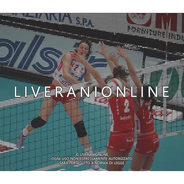 Foppa pedretti bergamo- Minetti Vicenza Volley Femminile 20/03/2007 nella foto la schiacciata della gruen ph Mariani/Ag. Aldo Liverani