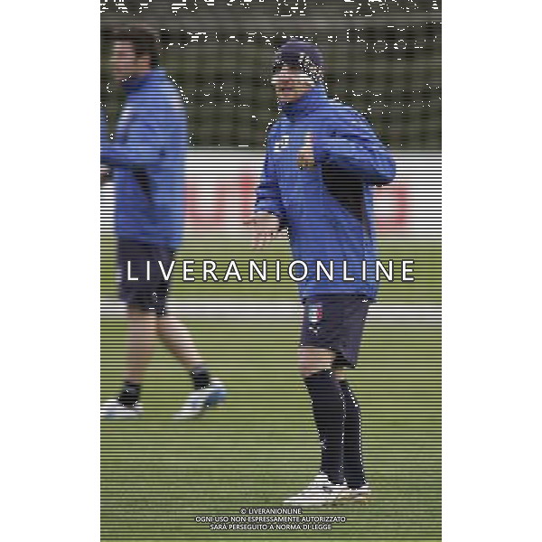 COVERCIANO 21/03/2007 NELLA FOTO Rocchi durante gli allenamenti a Coverciano oggi pomeriggio. AG ALDO LIVERANI