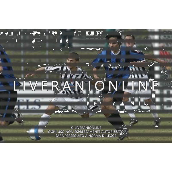 Juventus Inter Andata Coppa Italia Primavera 2006 2007 28-03-2007 Vinovo (To) Nella foto: Giovinco e Bolzoni Ph Alessandro Falzone/AGENZIA ALDO LIVERANI