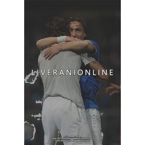 italia-finlandia 29/03/2003 nella foto vieri-totti foto aldo liverani