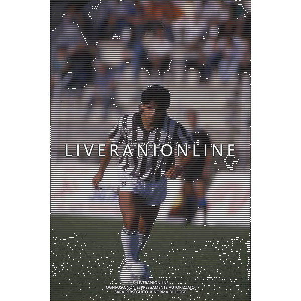 ASCOLI CALCIO 1987/88 NELLA FOTO HUGO MARADONA AG ALDO LIVERANI