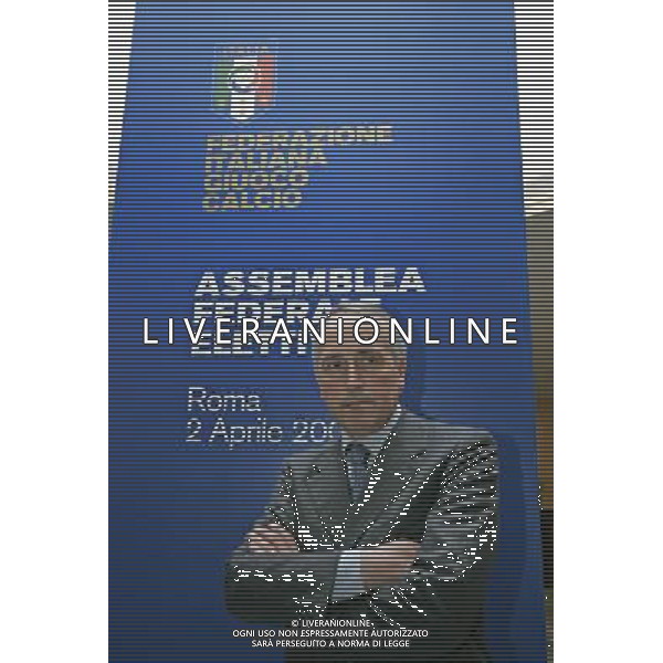 Roma - 02 / 04 / 2007 - Hotel Marriott - Elezione del Presidente Federale - nella foto: Giancarlo ABETE ph Corradetti / ag. Aldo Liverani