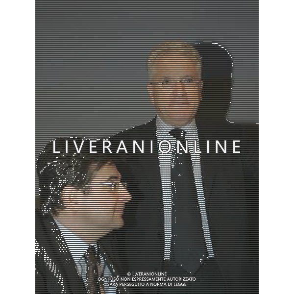Roma - 02 / 04 / 2007 - Hotel Marriott - Elezione del Presidente Federale - nella foto: Antonio MATARRESE e Luca PANCALLI ph Corradetti / ag. Aldo Liverani