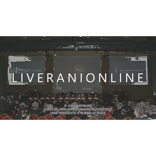 Roma - 02 / 04 / 2007 - Hotel Marriott - Elezione del Presidente Federale - nella foto: Luca PANCALLI durante il suo intervento all\'assemblea ph Corradetti / ag. Aldo Liverani